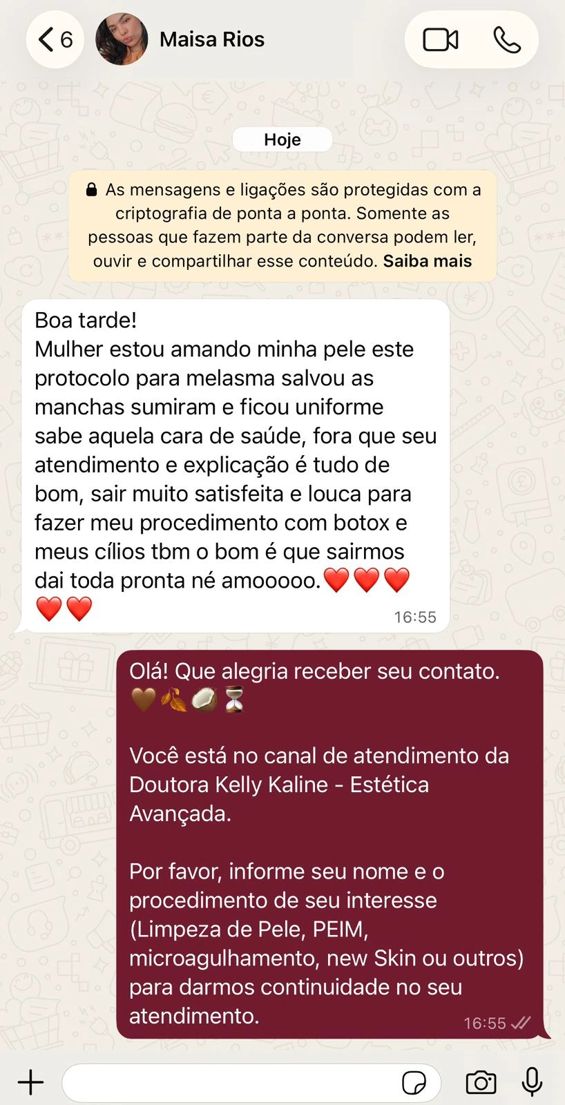 Feedback de paciente